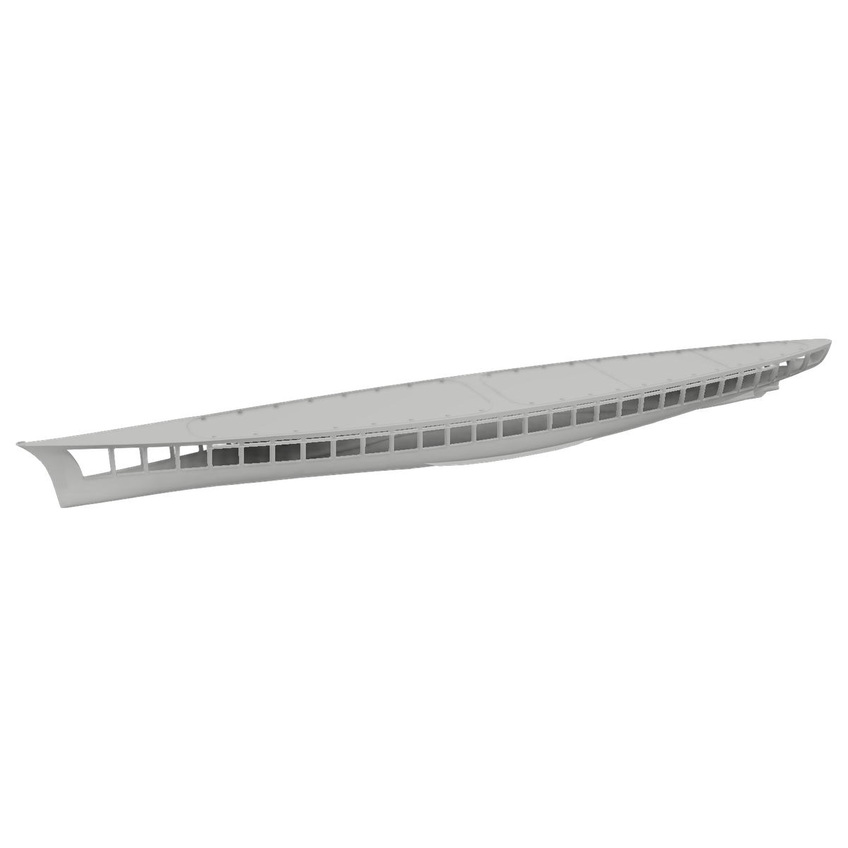 DKM Bismarck 1/144 RC ship kit render