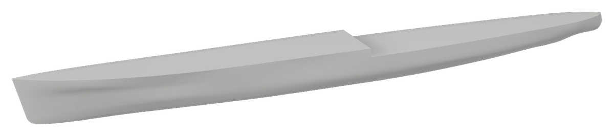 HMS Belfast 1/144 RC ship kit render