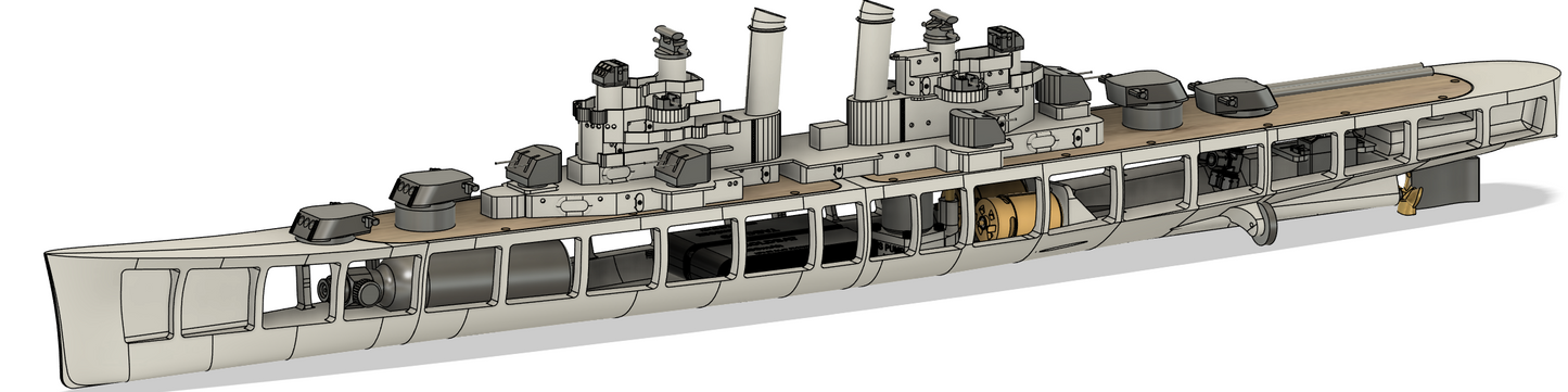 Cleveland-Class Light Cruiser Kit