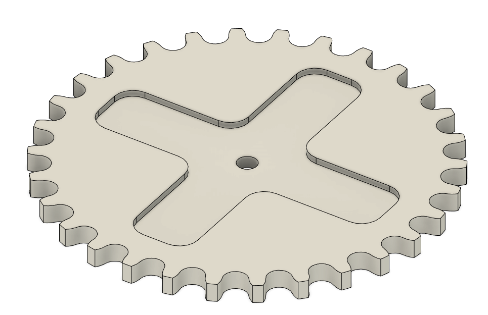 Rudder Chain Drive Sprockets