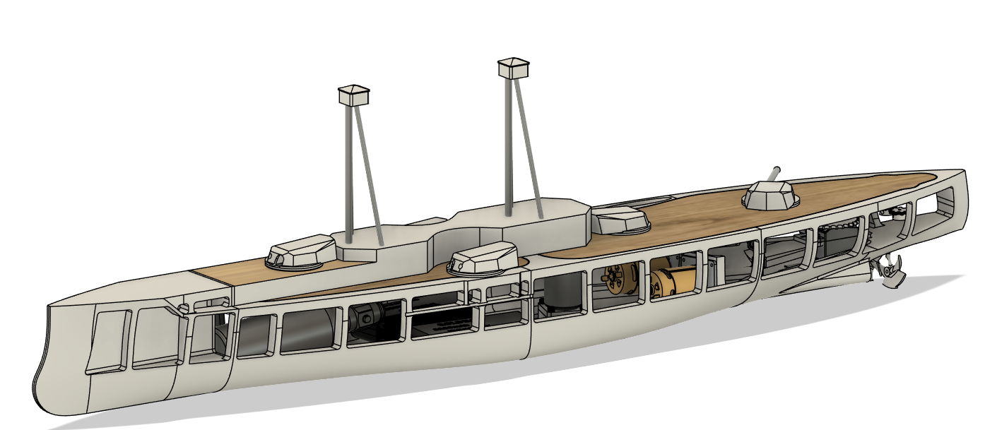 Bellerophon Class Dreadnought Ship Kit