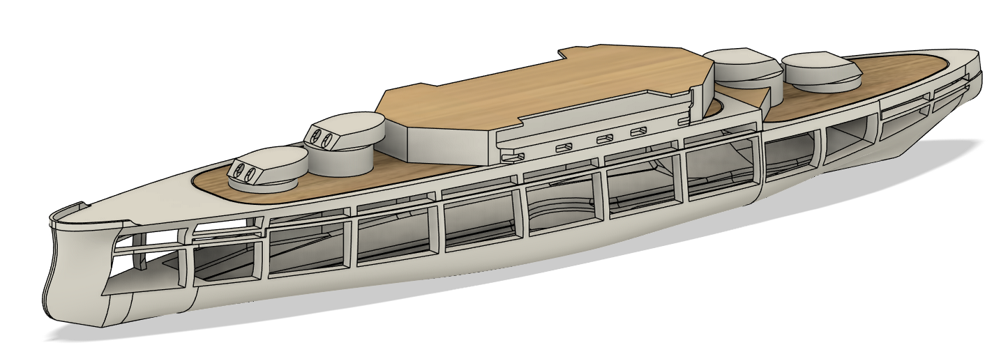 South Carolina Class Dreadnought Ship Kit