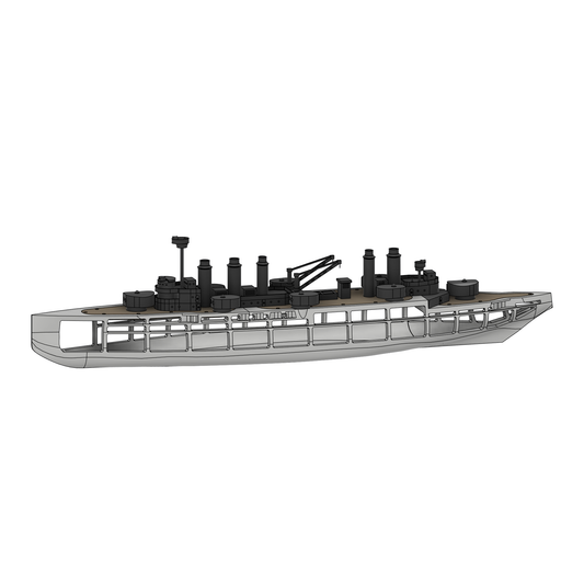Danton 1/144 RC ship kit render
