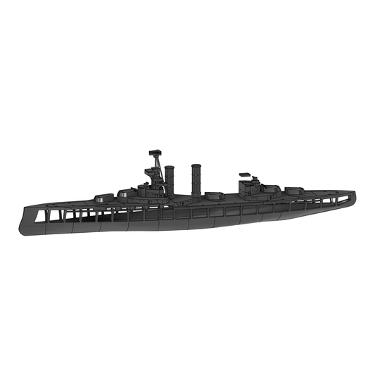 HMS Iron Duke 1/144 RC ship kit render