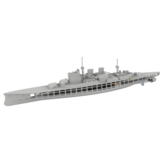 HMS Renown 1/144 RC ship kit render