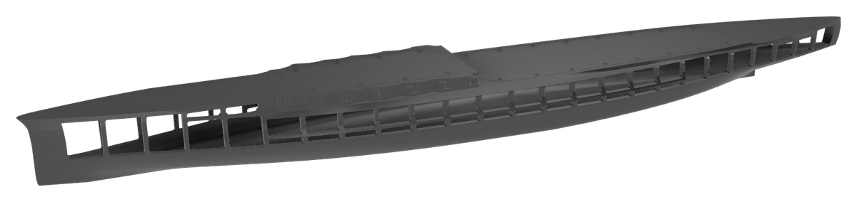 IJN Ise 1/144 RC ship kit render