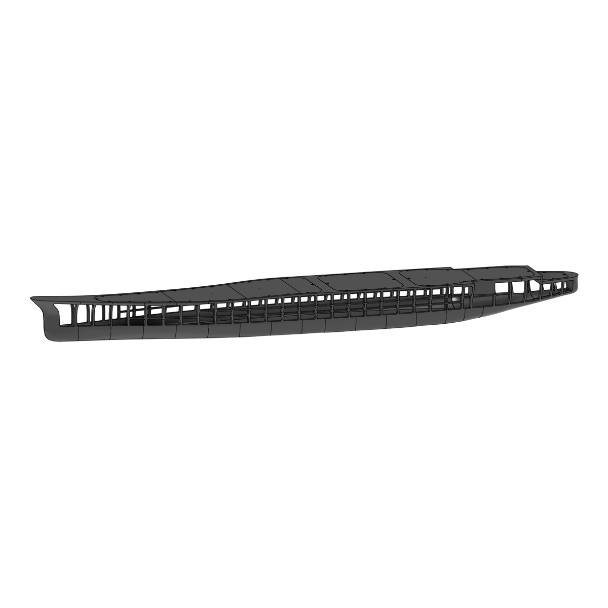 IJN Musashi 1/144 RC ship kit render
