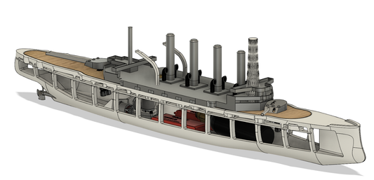 Tennessee Class Armored Cruiser Kit