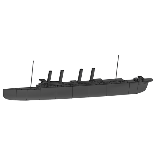 Kronprinzessin Cecilie 1/144 RC ship kit render