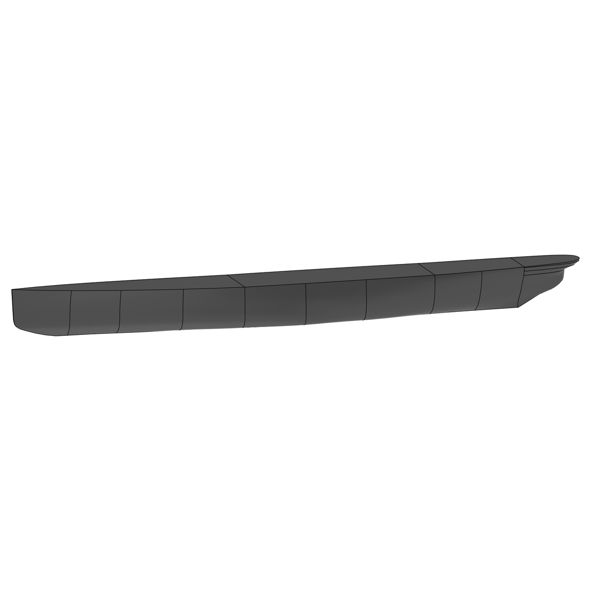 RMS Lusitania 1/144 RC ship kit render