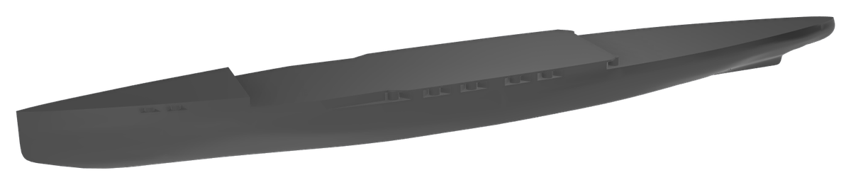 SMS Seydlitz 1/144 RC ship kit render