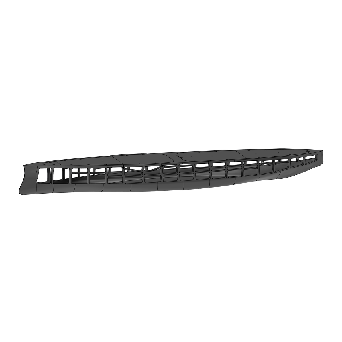 USS Arkansas (WW2) 1/144 RC ship kit render