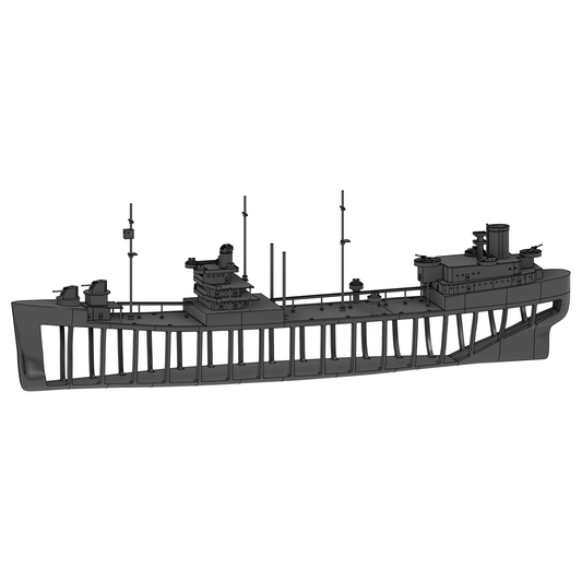 USS Cimarron (AO-22) 1/144 RC ship kit render