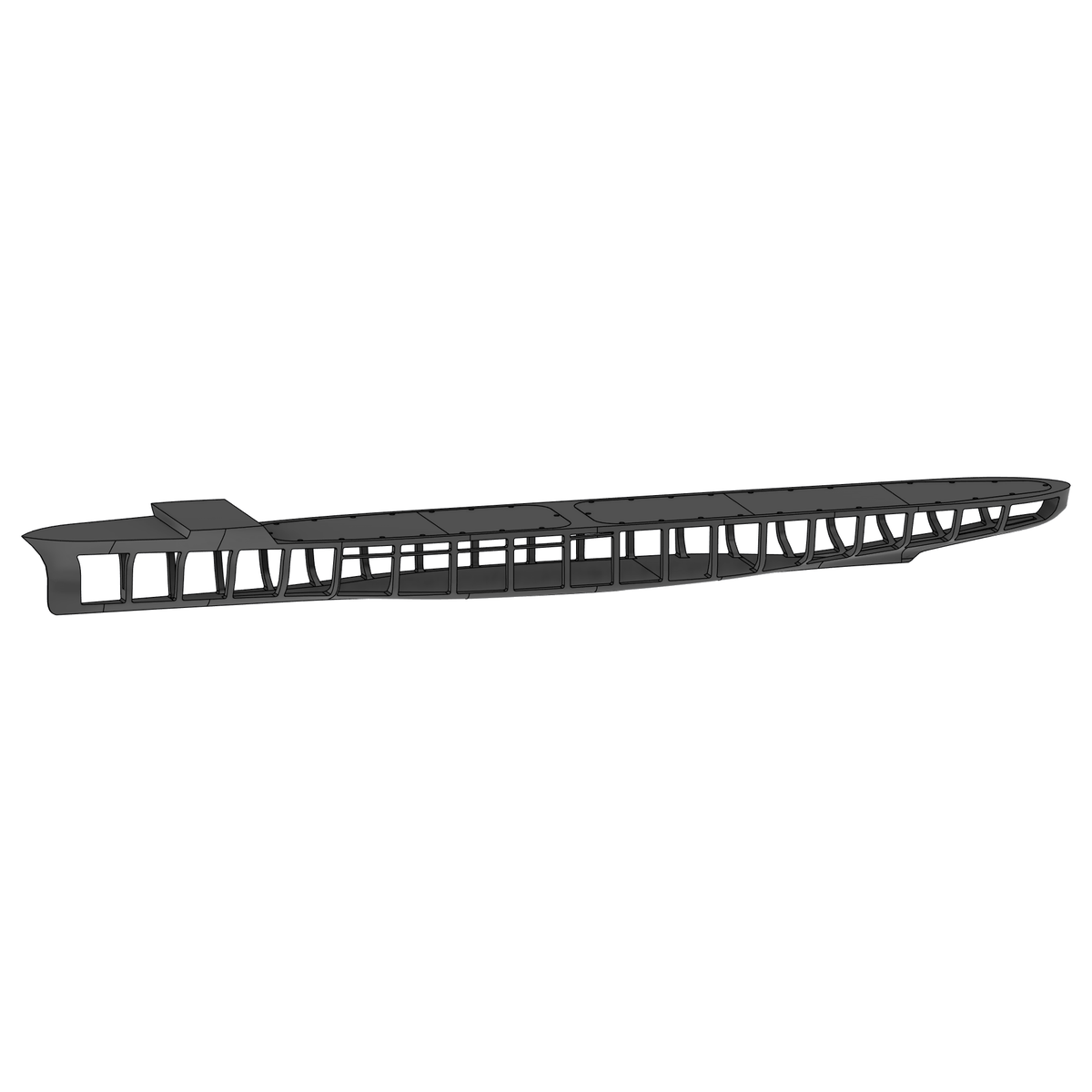 USS Enterprise (CV-6) 1/144 RC ship kit render