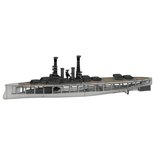 Wyoming class 1/144 RC ship kit render